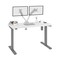 Bestar Bestar Upstand 48W x 24D Standing Desk with Dual Monitor Arm in white 175860-000017 - alternate 4